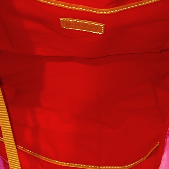 Bright pink Dooney and Burke Purse - Picture 4 of 9